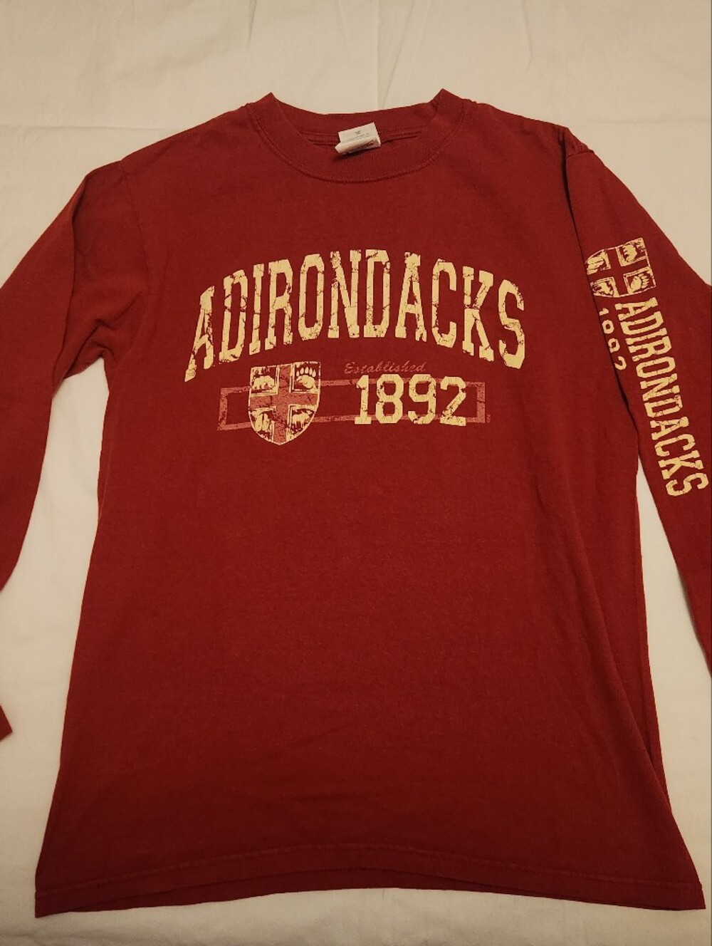 Unisex Long-Sleeve T-shirt with Adirondack Graphic Logos